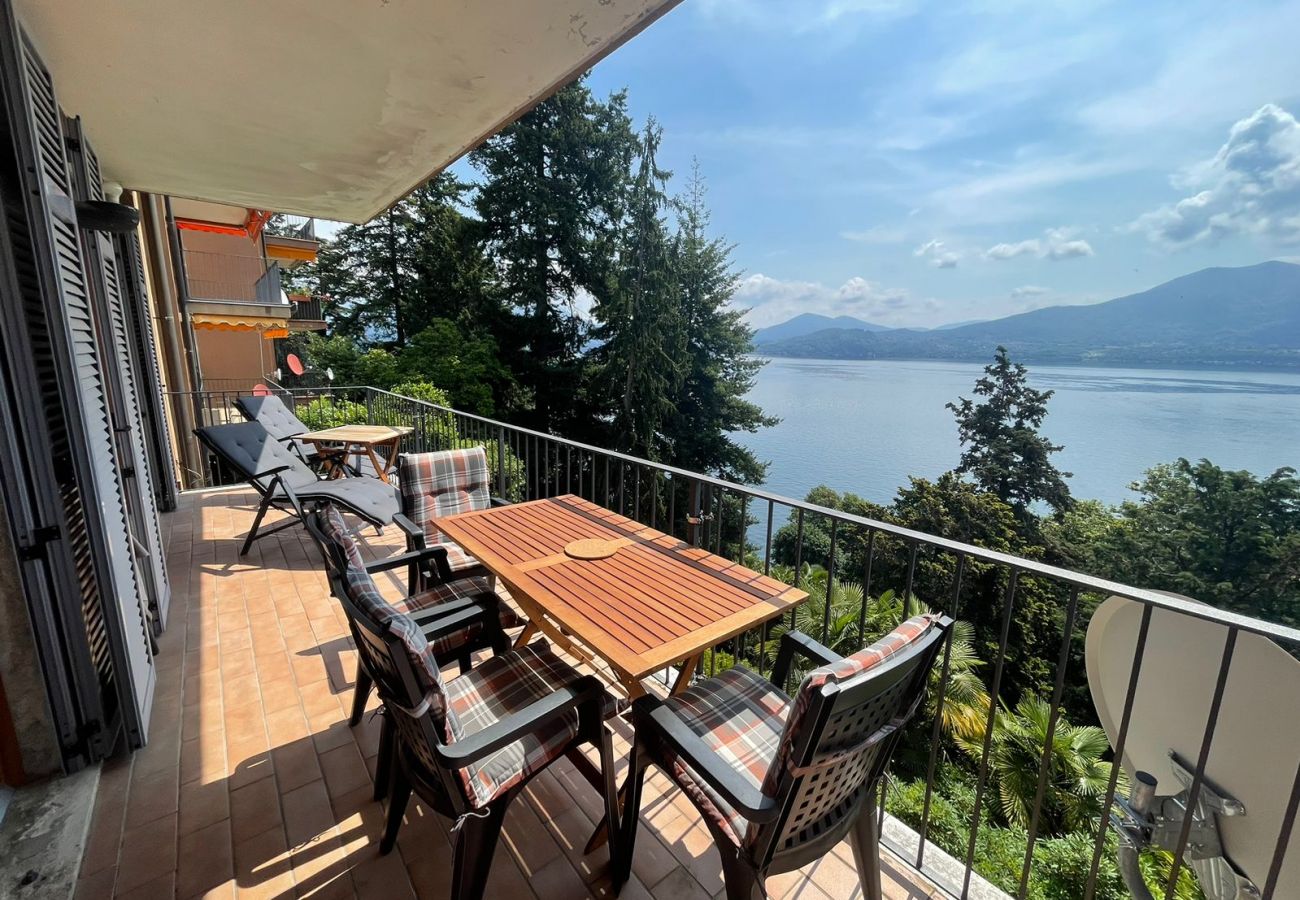 Ferienwohnung in Oggebbio - Gioia apartment with lake view and pool